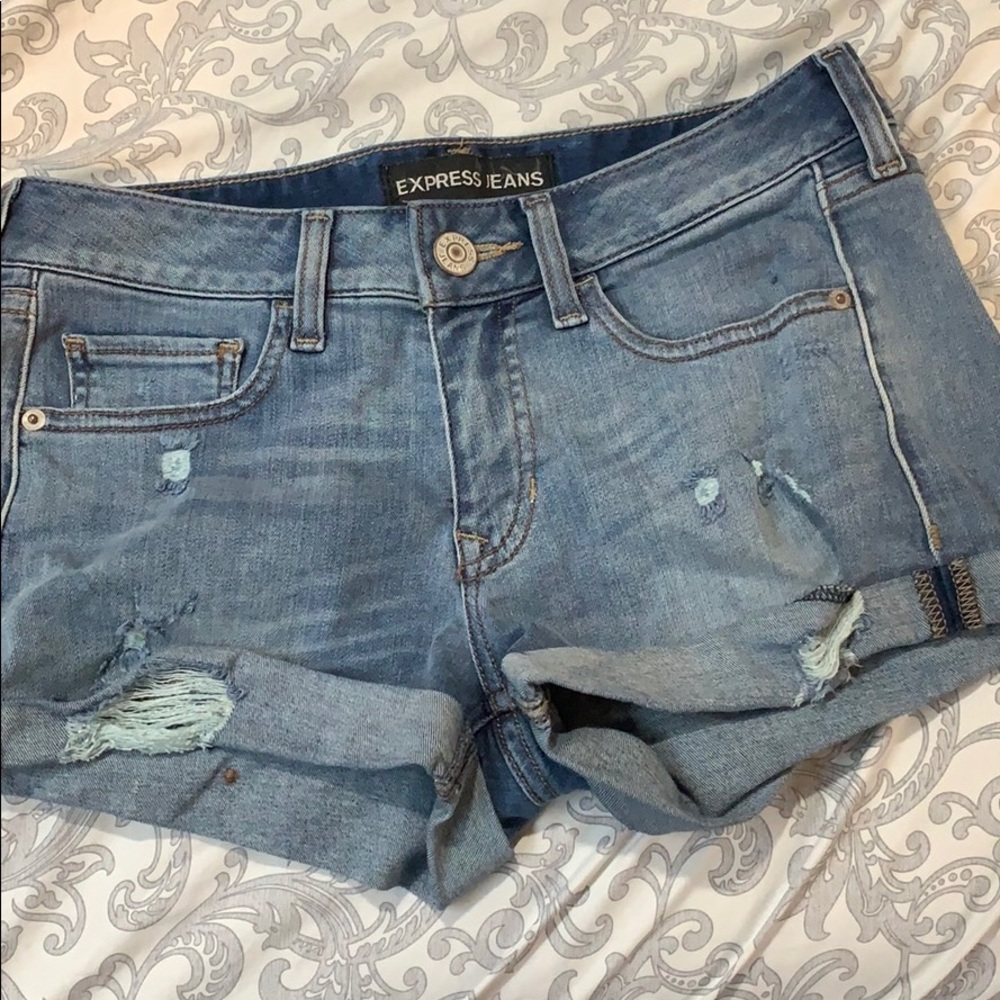 Express jean shorts